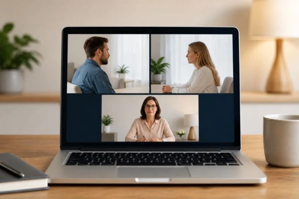 Image of online shuttle mediation Warrington